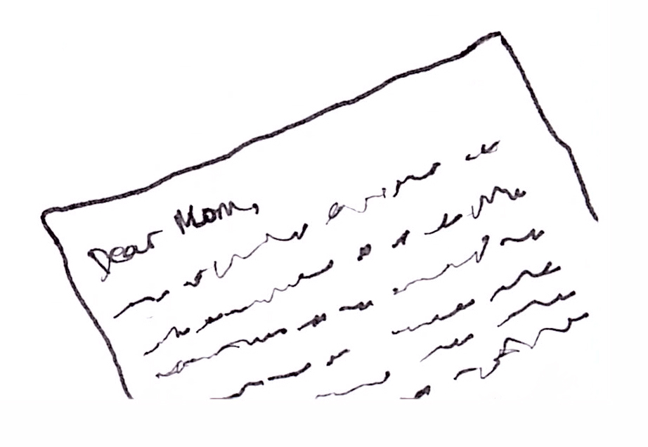 Image of a Dear Mom Letter