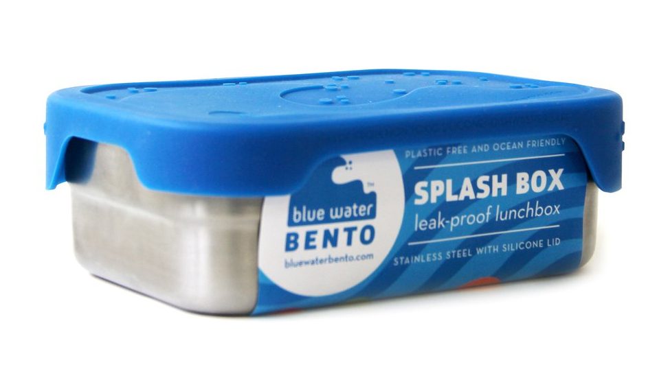 Image of a leak proof container with a silicone lid