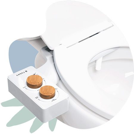 Image of a bidet attachment for your toilet as an alternative to toilet paper during the coronavirus quarantine