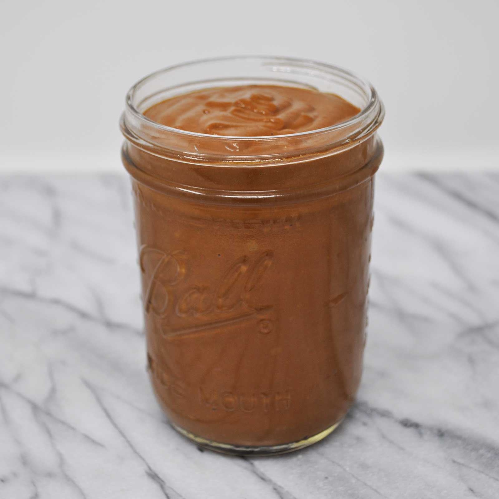 Image of a jar of vegan chocolate mousse